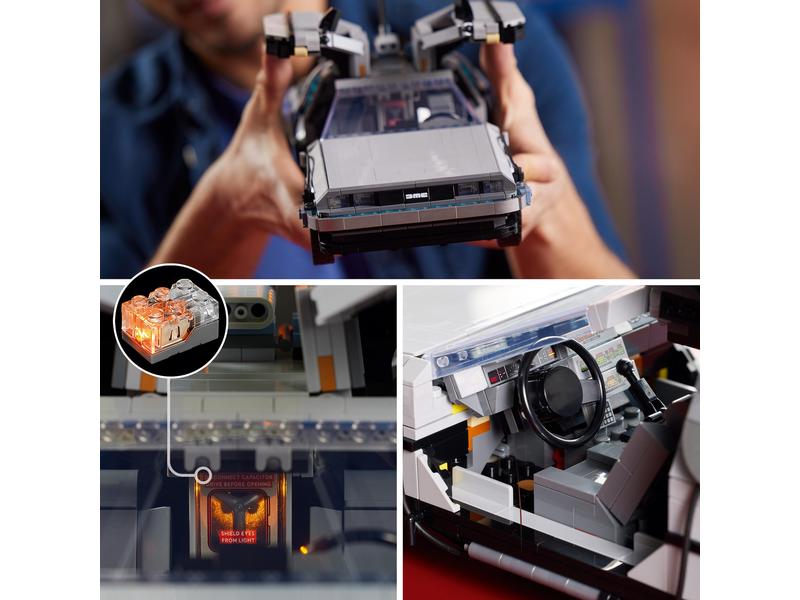 LEGO® Icons Die Zeitmaschine aus Zurück in die Zukunft 10300