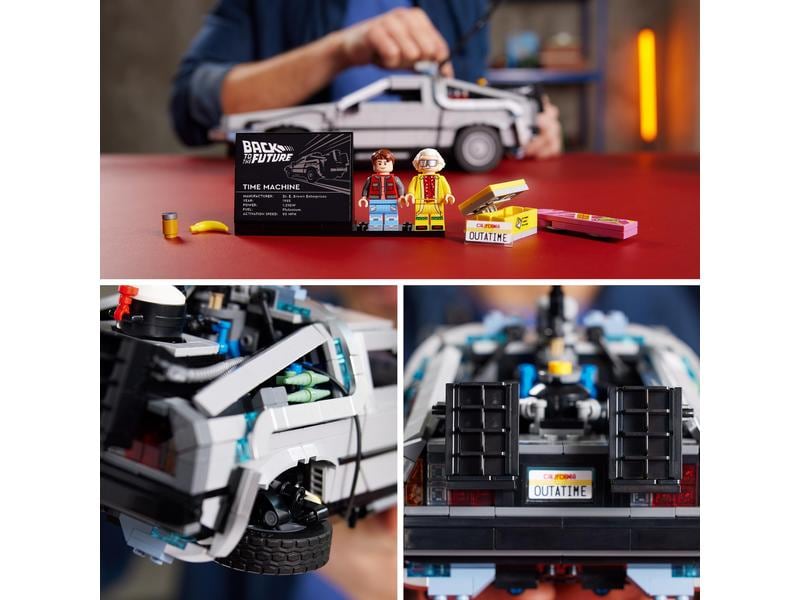 LEGO® Icons Die Zeitmaschine aus Zurück in die Zukunft 10300