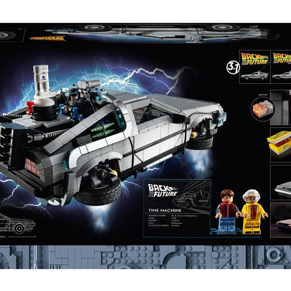 LEGO® Icons Die Zeitmaschine aus Zurück in die Zukunft 10300