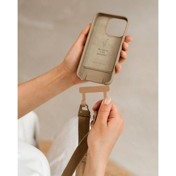 Woodcessories Back Cover Bio Change Case iPhone 14 Plus Taupe