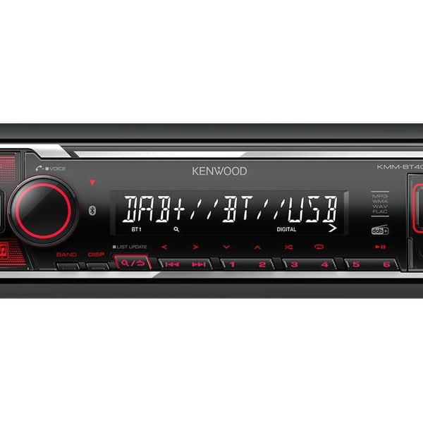 Kenwood Autoradio KMM-BT408DAB, 1 DIN