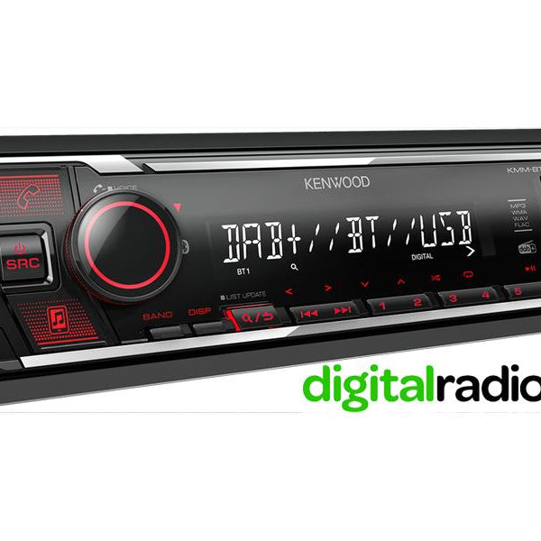 Kenwood Autoradio KMM-BT408DAB, 1 DIN