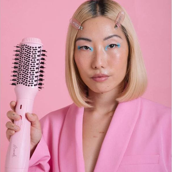 Mermade Warmluftbürste Blow Dry Brush Pink