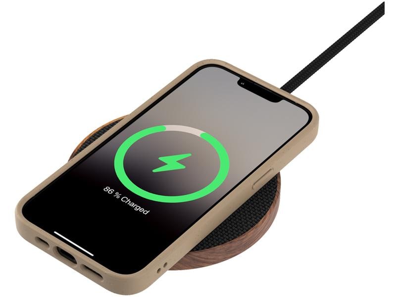 Woodcessories Back Cover Bio Case MagSafe iPhone 14 Plus Taupe