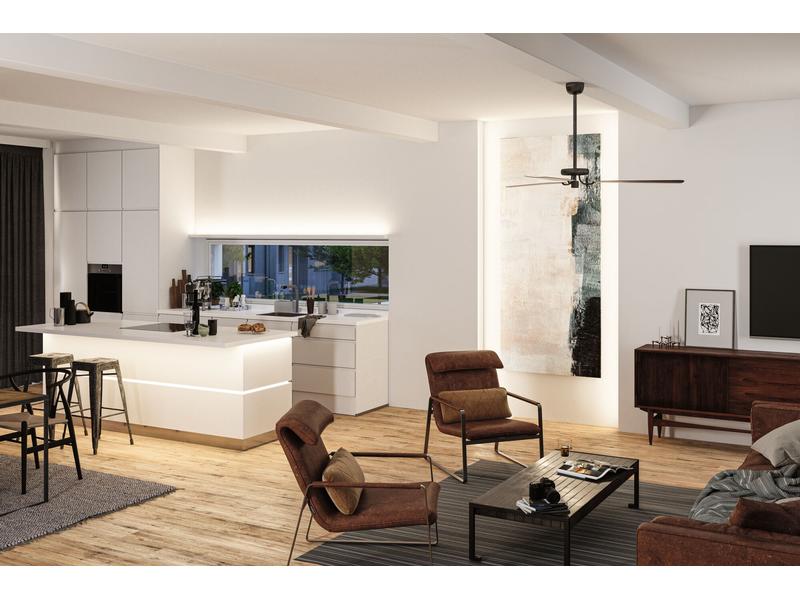 Paulmann LED-Stripe MaxLED 1000 BasisSet COB, 2700 K, 1.5 m, Silber