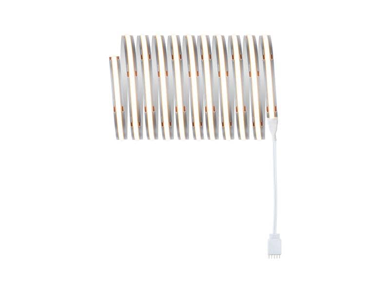 Paulmann LED-Stripe MaxLED 1000 BasisSet COB, 2700 K, 3 m, Silber