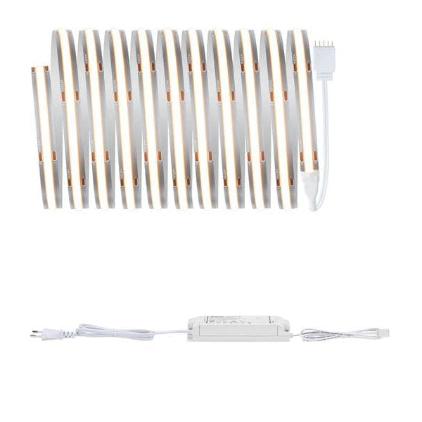 Paulmann LED-Stripe MaxLED 1000 BasisSet COB, 2700 K, 3 m, Silber