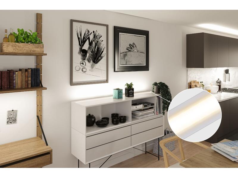 Paulmann LED-Stripe SimpLED Strip Set COB, 3000 K, 3 m, Weiss