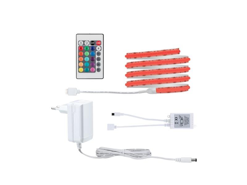 Paulmann LED-Stripe SimpLed Strip Set COB, RGB, 1.5 m, Weiss