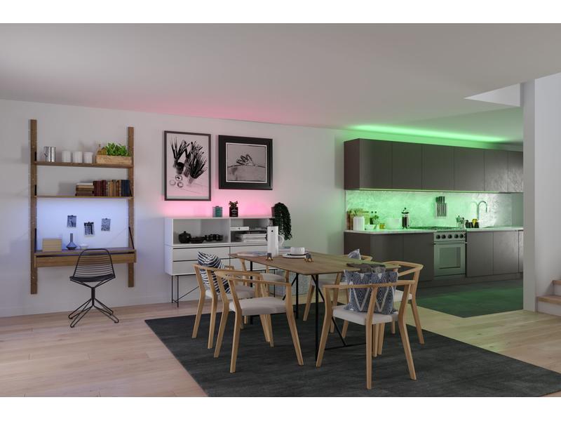 Paulmann LED-Stripe SimpLed Strip Set COB, RGB, 1.5 m, Weiss