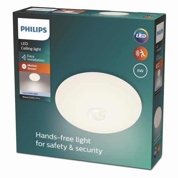 Philips Mauve Deckenleuchte IR weiss 640 lm
