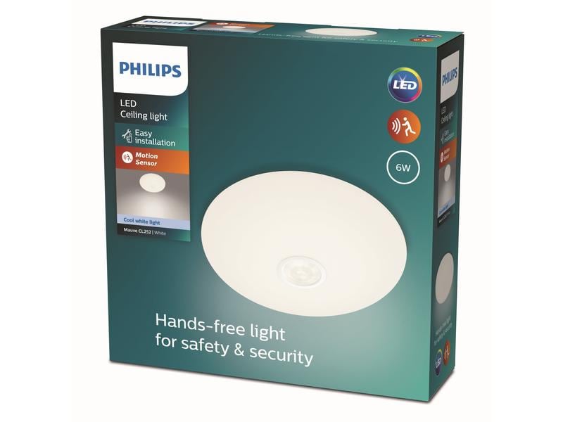 Philips Mauve Deckenleuchte IR weiss 640 lm