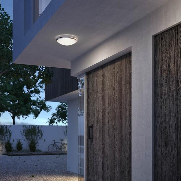 Philips Deckenleuchte Doris, Ø 22 cm, 6W, 4000K, Nickel