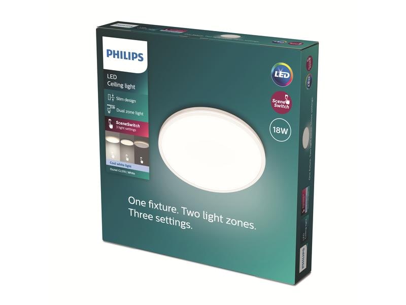 Philips Ozziet Deckenleuchte weiss 2000 lm SceneSwitch
