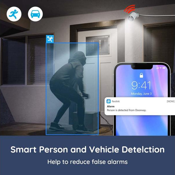 Reolink Überwachungsset NVS8-12MB4 Bullet, inkl. 2TB Harddrive