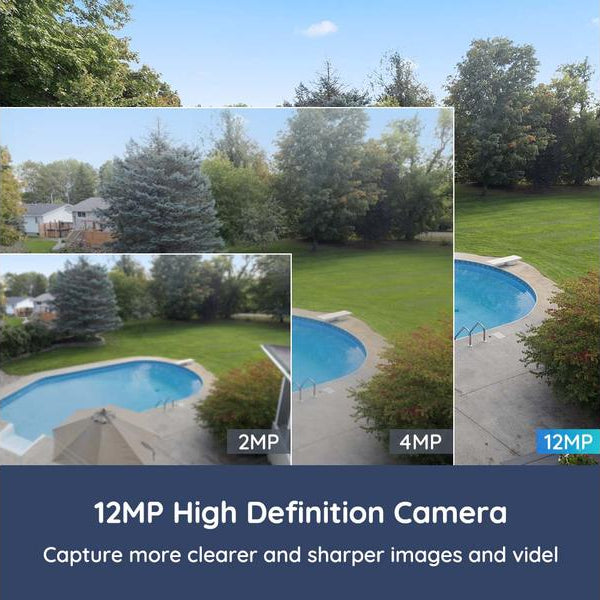 Reolink Überwachungsset NVS8-12MB4 Bullet, inkl. 2TB Harddrive