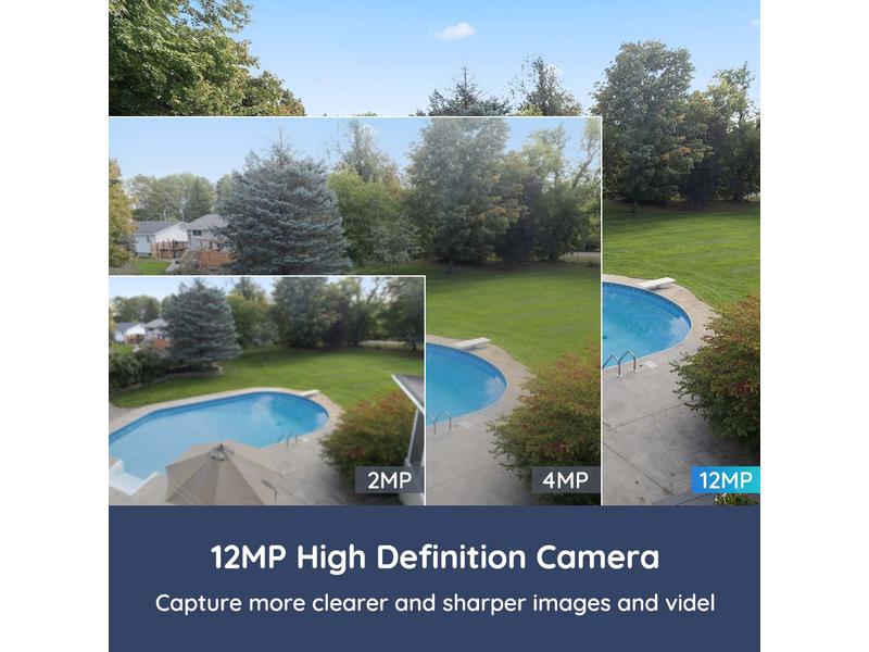 Reolink Überwachungsset NVS8-12MB4 Bullet, inkl. 2TB Harddrive