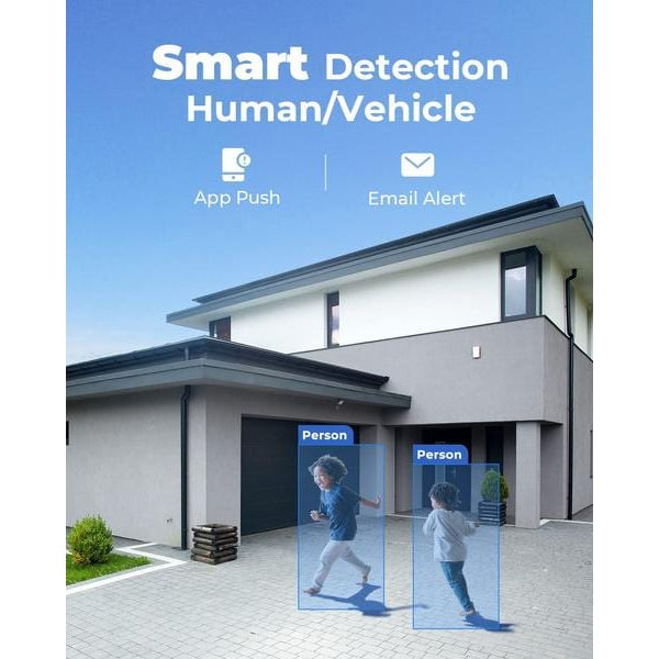 Reolink Überwachungsset NVS8-12MD4 Dome, inkl. 2TB Harddrive