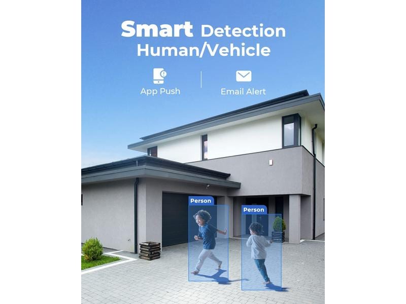 Reolink Überwachungsset NVS8-12MD4 Dome, inkl. 2TB Harddrive