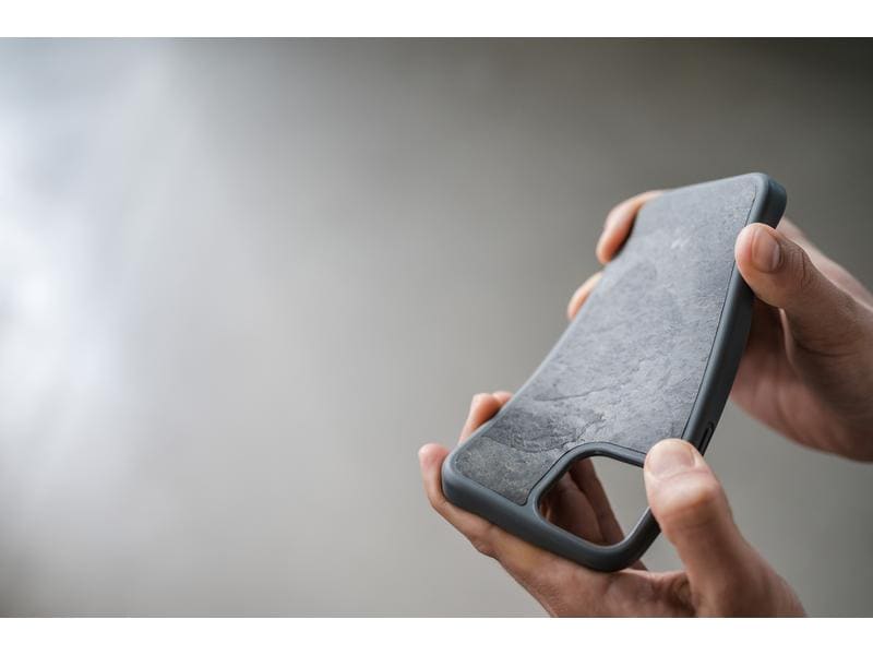 Woodcessories Back Cover Bumper MagSafe iPhone 14 Pro Camo Grau