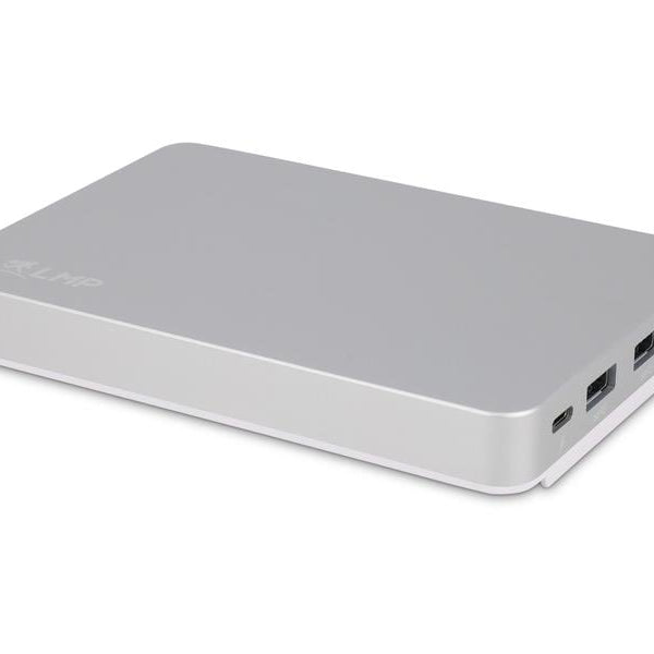 LMP Dockingstation USB-C DuoDock Silber
