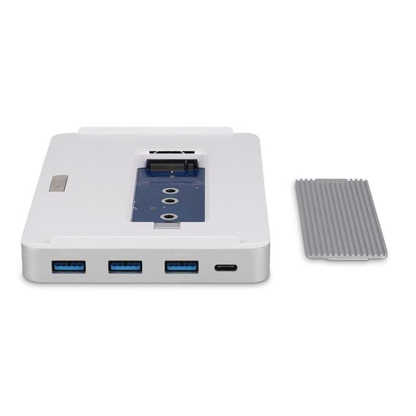 LMP Dockingstation USB-C DuoDock Silber