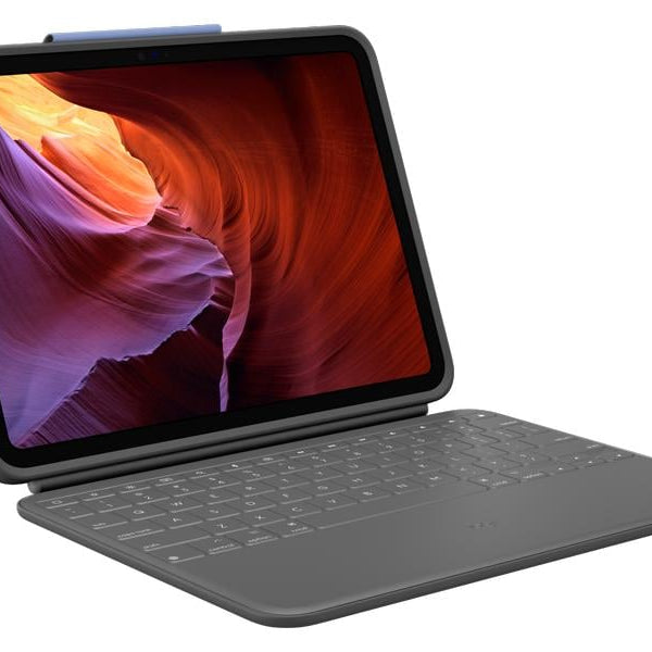 Logitech Tablet Tastatur Cover Rugged Folio iPad (10. Gen, A16/2025)