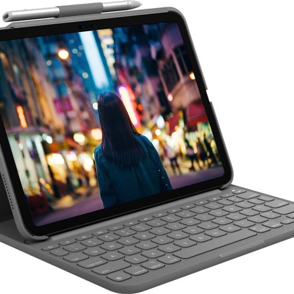 Logitech Tablet Tastatur Cover Slim Folio iPad (10. Gen, A16/2025)