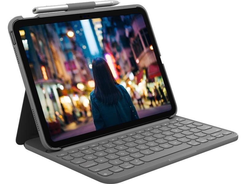 Logitech Tablet Tastatur Cover Slim Folio iPad (10. Gen, A16/2025)