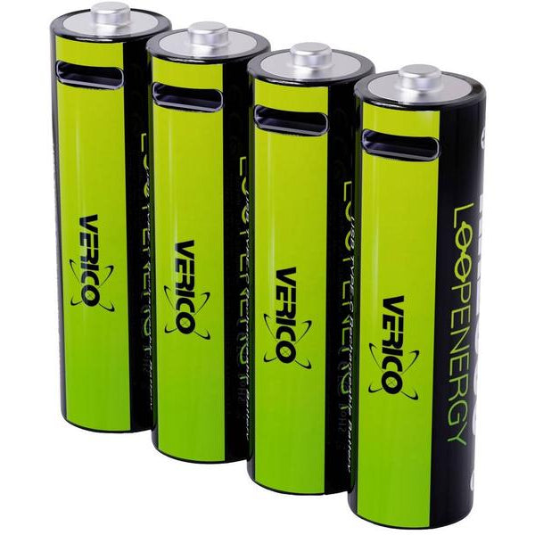 Verico Akku 4x AA 1700 mAh mit USB-C