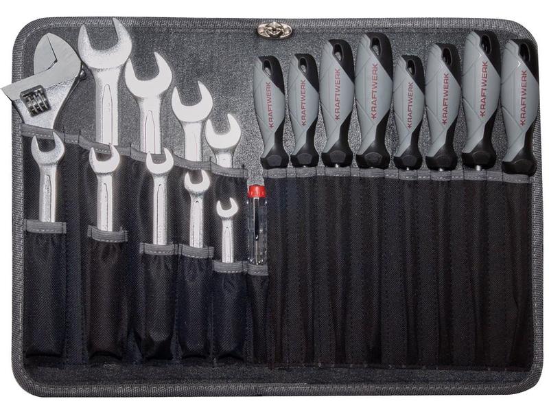 Kraftwerk Werkzeugkoffer Profi B160 mit Bosch Akkuschrauber 162-teilig