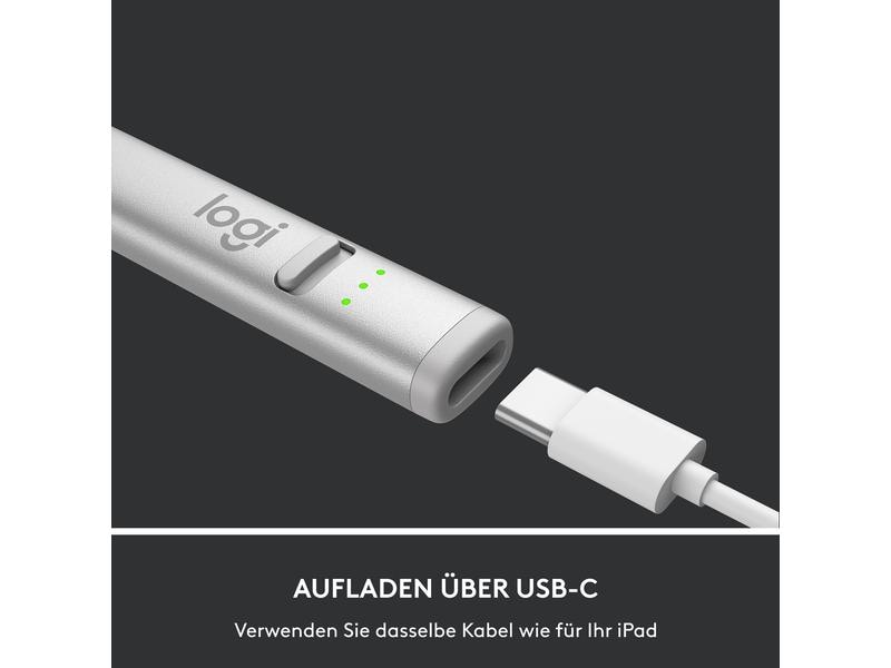 Logitech Eingabestift Crayon Silber