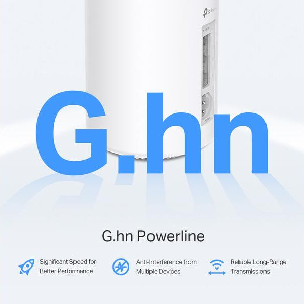 TP-Link Mesh-System Deco PX50 Hybrid WiFi-6 mit Powerline 2er-Set