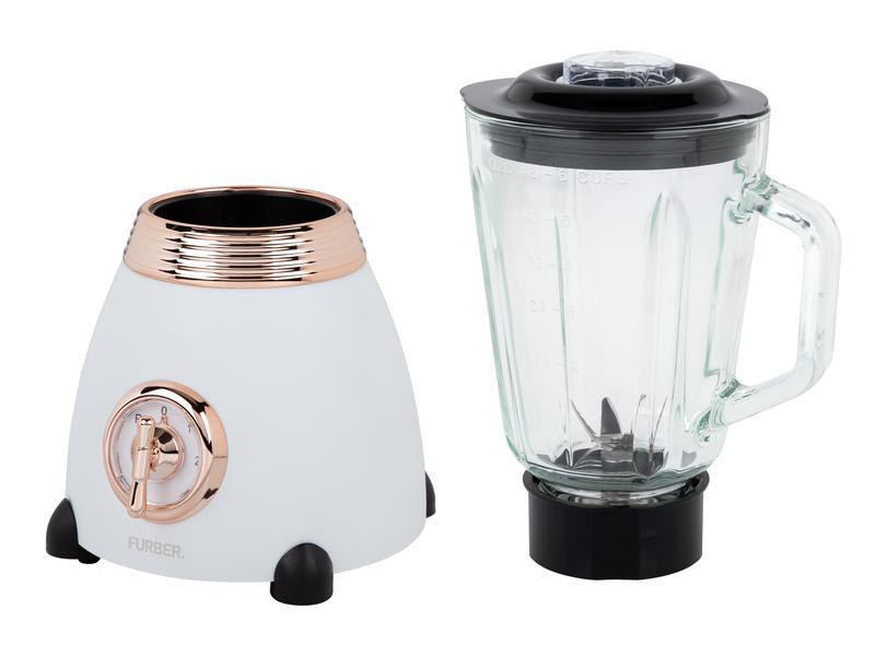 FURBER Wasserkocher, Standmixer und Toaster Set Monroe Rosegold