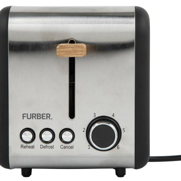 FURBER Toaster Chaplin Schwarz matt