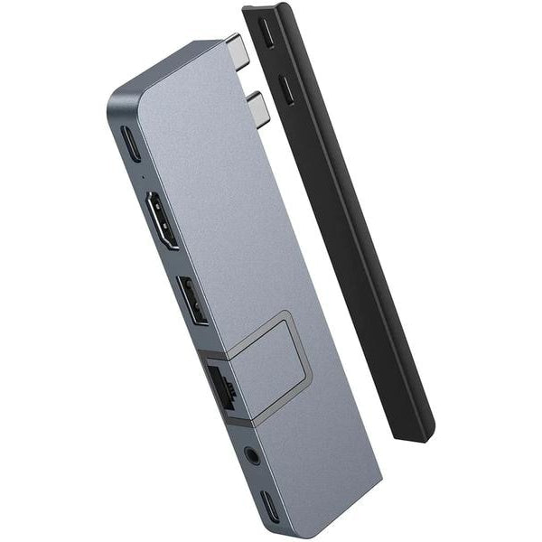 HYPER Dockingstation Hyper DUO PRO 7-in-2 USB-C Hub