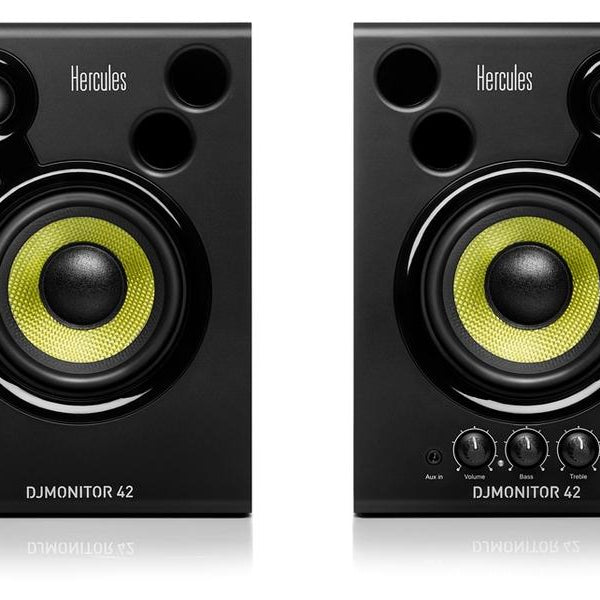 Hercules Studiomonitore DJMonitor 42 – Paar, 2x 20 W