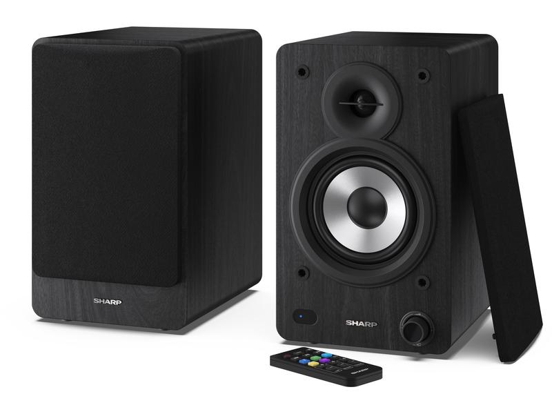 Sharp Regallautsprecher Paar CP-SS30 – Schwarz