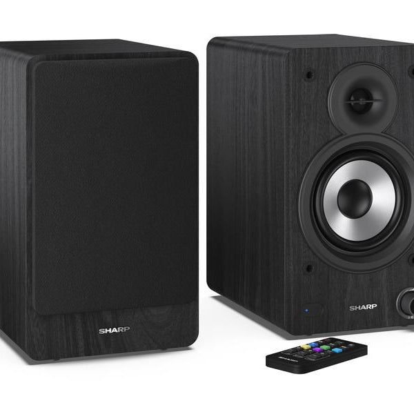Sharp Regallautsprecher Paar CP-SS30 – Schwarz