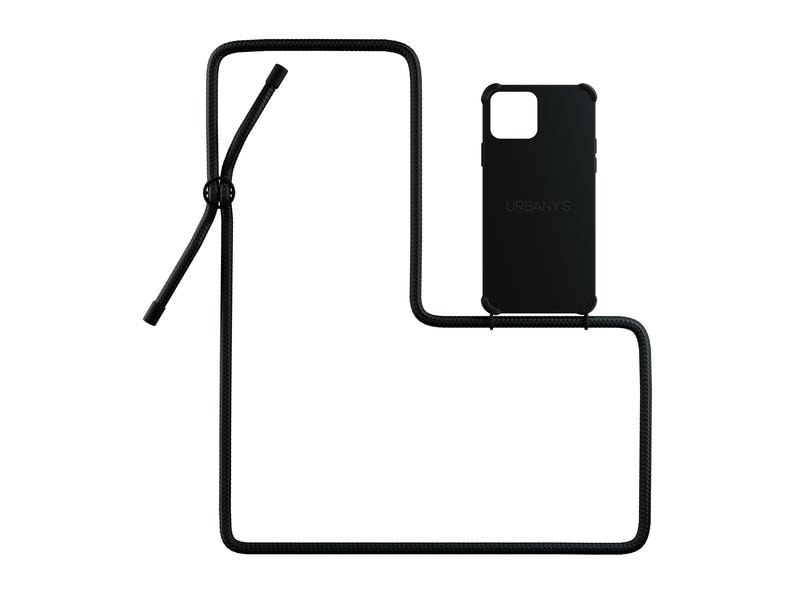 Urbany's Necklace Case iPhone 14 All Black Matt