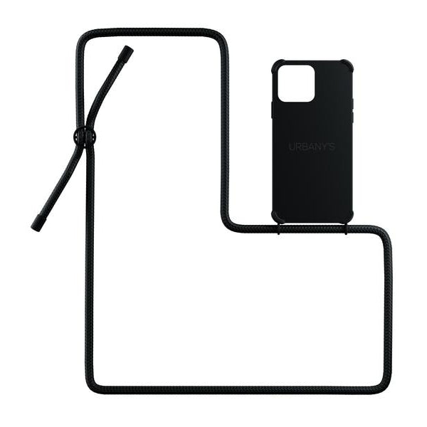 Urbany's Necklace Case iPhone 14 Pro All Black Matt