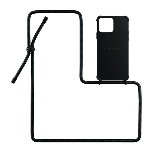 Urbany's Necklace Case iPhone 14 Pro Max All Black Matt