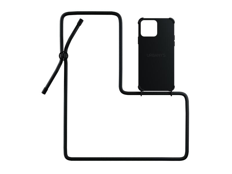 Urbany's Necklace Case iPhone 14 Pro Max All Black Matt