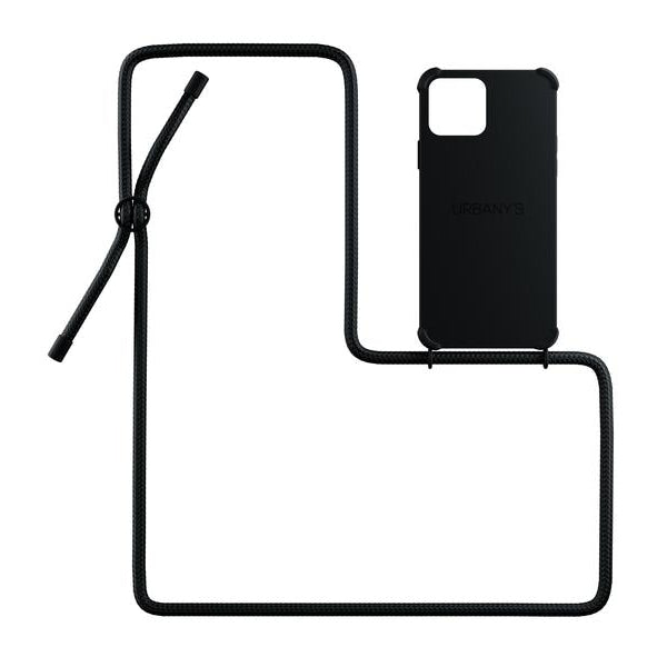 Urbany's Necklace Case iPhone 14 Plus All Black Matt