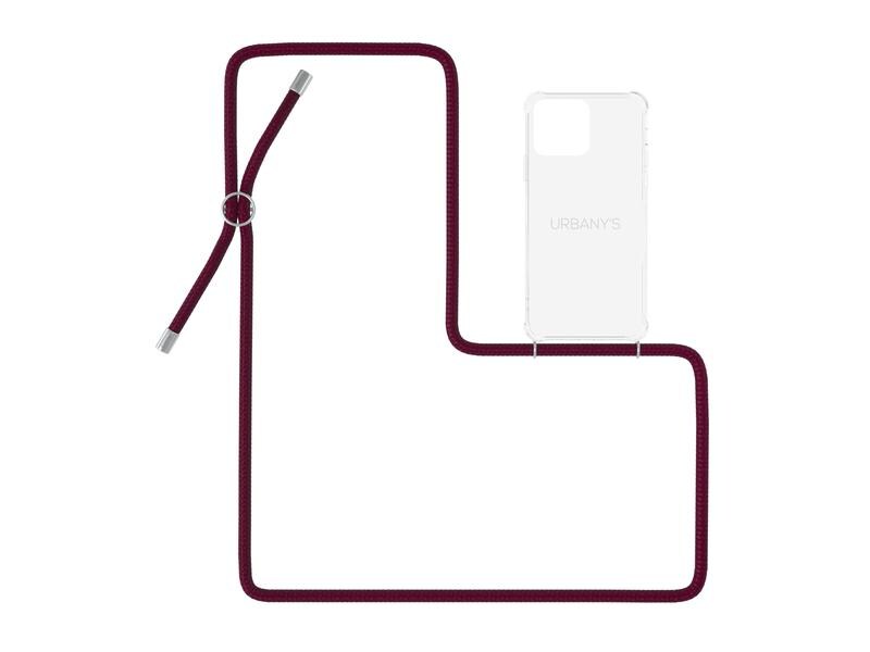 Urbany's Necklace Case iPhone 14 Pro Red Wine