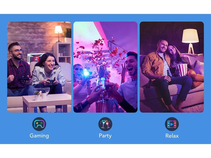 Govee Leuchtmittel Smart E27, 2700-6500K, RGBWW