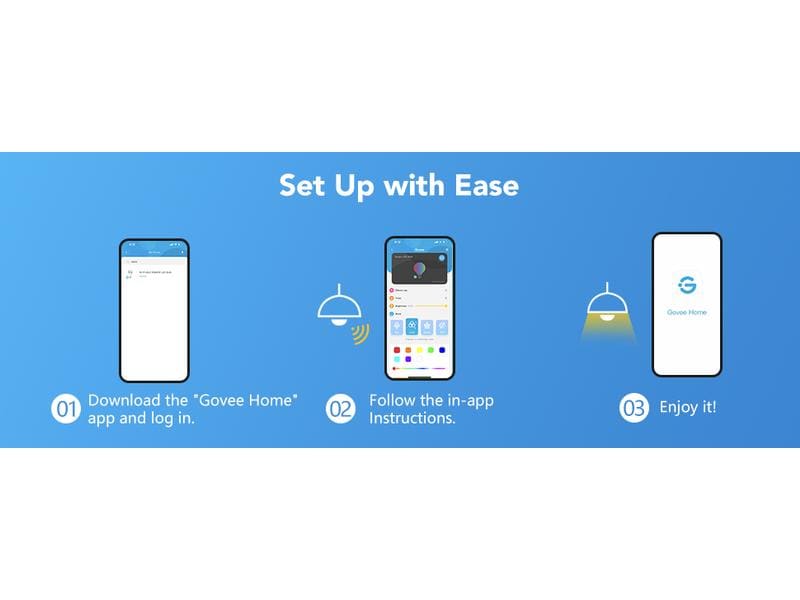 Govee Leuchtmittel Smart E27, 2700-6500K, RGBWW