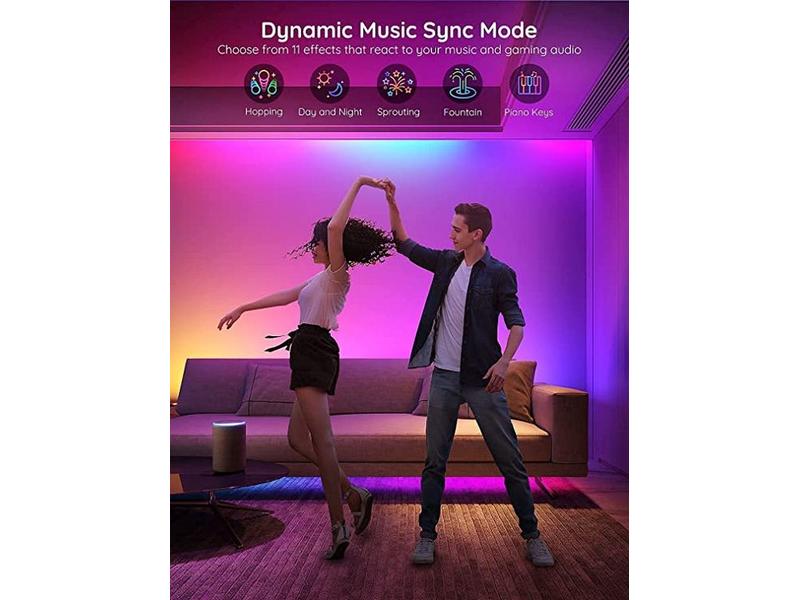 Govee LED Stripe Basic, 5 m, RGBIC, Wi-Fi + Bluetooth