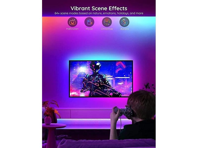 Govee LED Stripe Basic, 5 m, RGBIC, Wi-Fi + Bluetooth