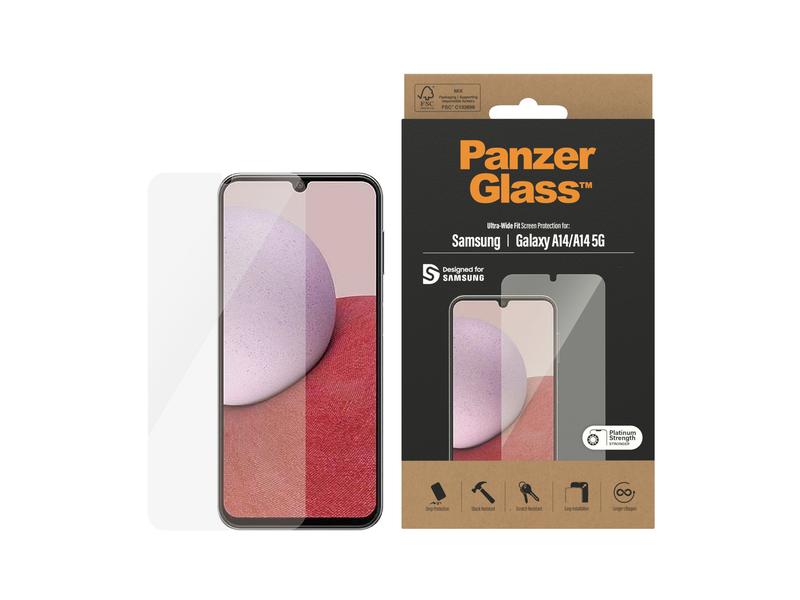 Panzerglass Displayschutz Ultra wide Fit Galaxy A14 / A14 5G